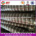 100% cotton yarn dyed woven fabric Fully goods in stock yarn dyed shirting fabric Yarn dyed shirting plaid fabric